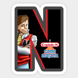 Captain N : The Game Master Sticker